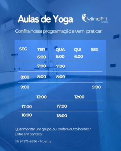 yoga programacao aulas programaçao aulas de yoga